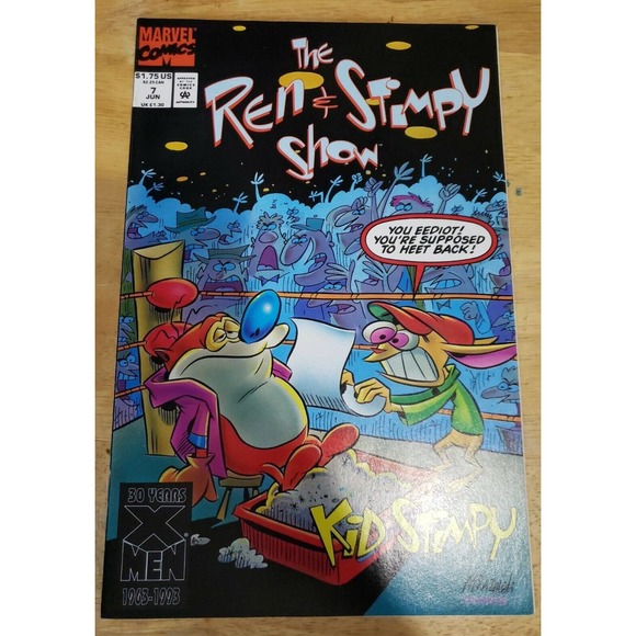 Marvel Other - REN & STIMPY SHOW #7 MARVEL COMIC 1993 VG Kid Stimpy
